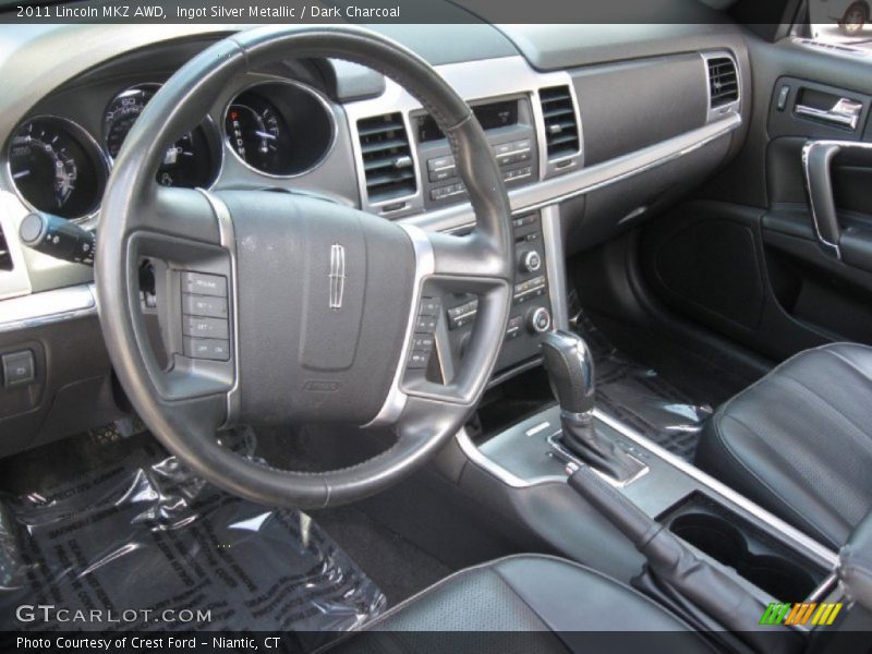 Ingot Silver Metallic / Dark Charcoal 2011 Lincoln MKZ AWD