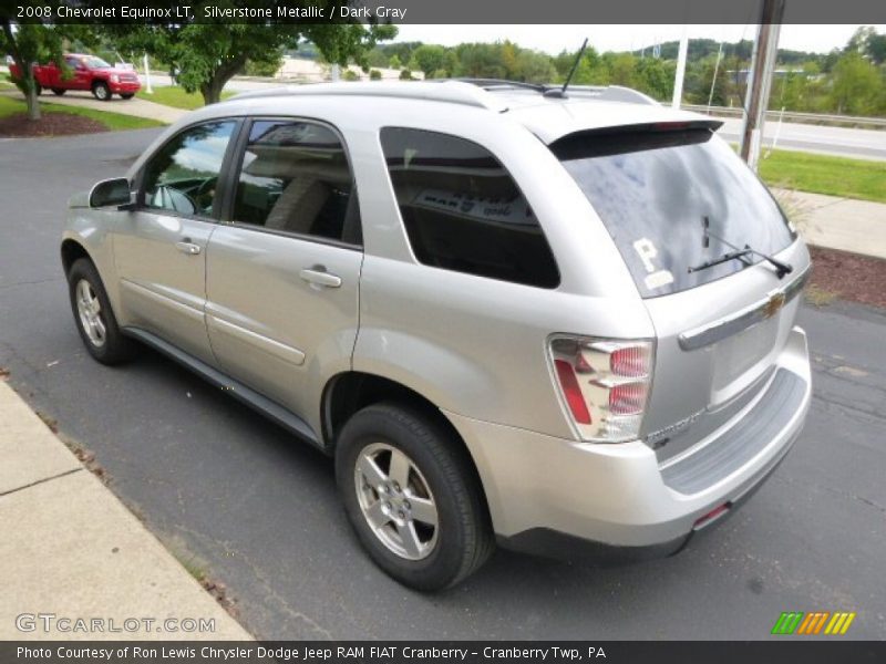 Silverstone Metallic / Dark Gray 2008 Chevrolet Equinox LT