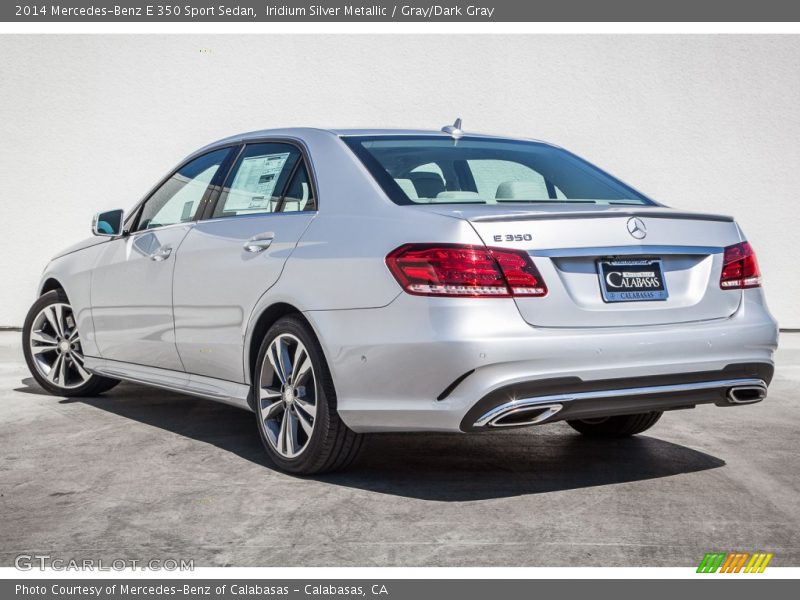 Iridium Silver Metallic / Gray/Dark Gray 2014 Mercedes-Benz E 350 Sport Sedan