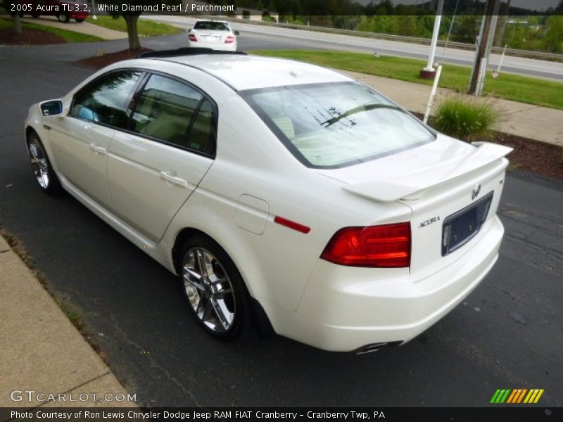 White Diamond Pearl / Parchment 2005 Acura TL 3.2