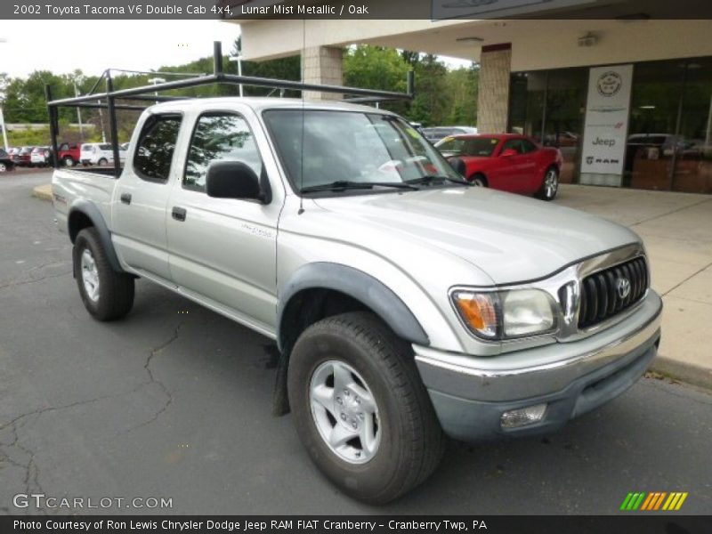 Lunar Mist Metallic / Oak 2002 Toyota Tacoma V6 Double Cab 4x4