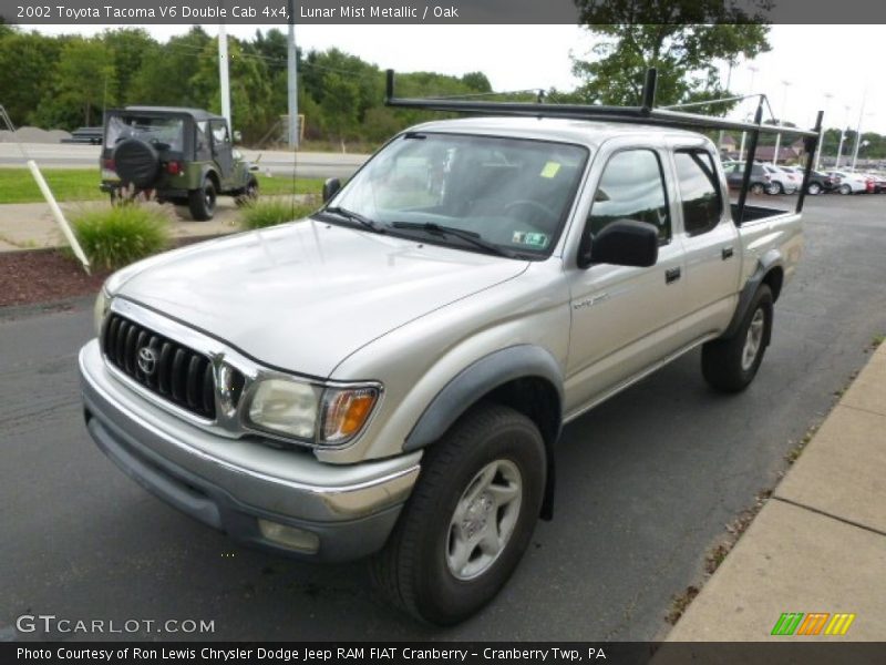 Lunar Mist Metallic / Oak 2002 Toyota Tacoma V6 Double Cab 4x4