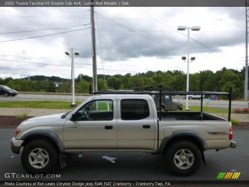 Lunar Mist Metallic / Oak 2002 Toyota Tacoma V6 Double Cab 4x4