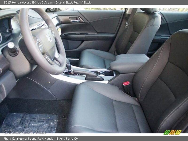 Front Seat of 2015 Accord EX-L V6 Sedan