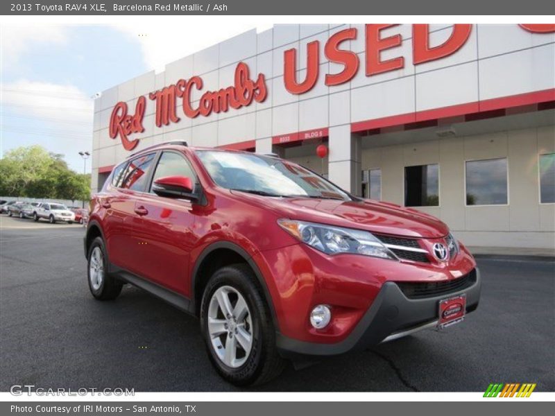 Barcelona Red Metallic / Ash 2013 Toyota RAV4 XLE