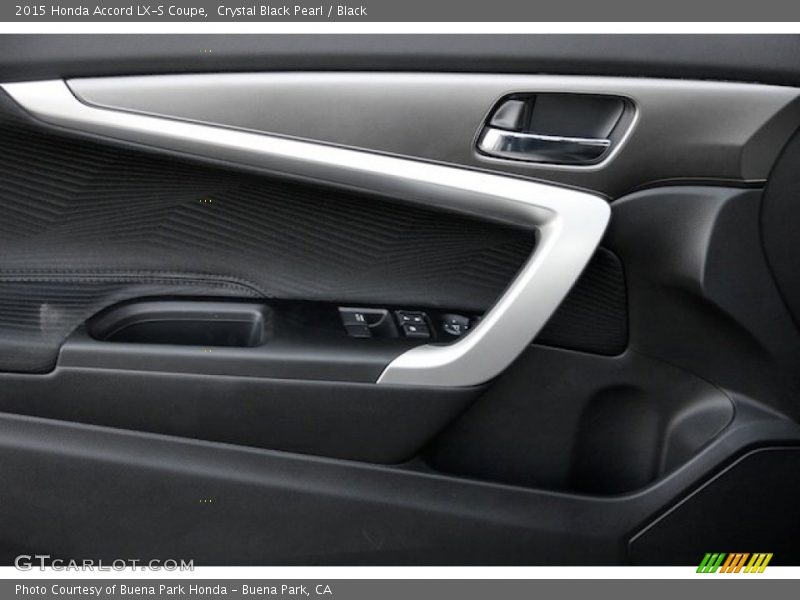Crystal Black Pearl / Black 2015 Honda Accord LX-S Coupe