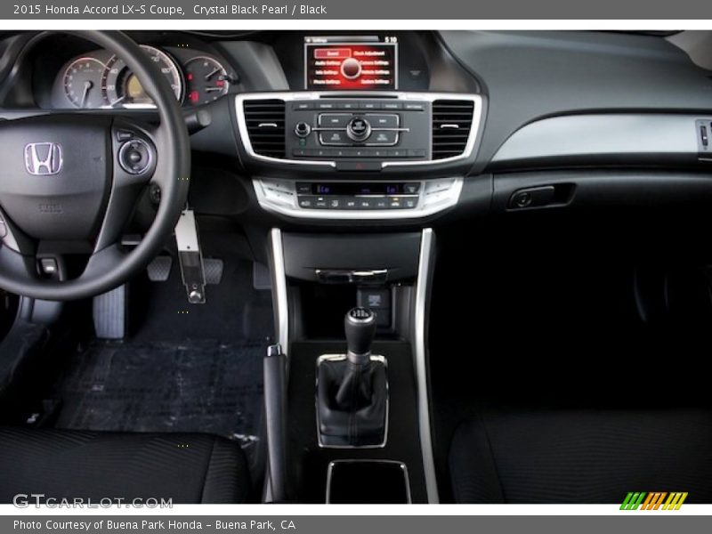 Crystal Black Pearl / Black 2015 Honda Accord LX-S Coupe