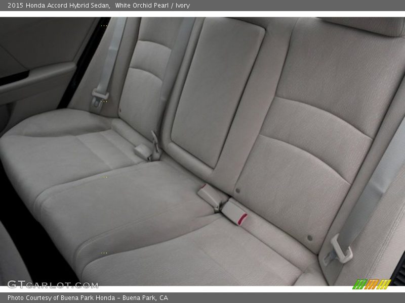 White Orchid Pearl / Ivory 2015 Honda Accord Hybrid Sedan