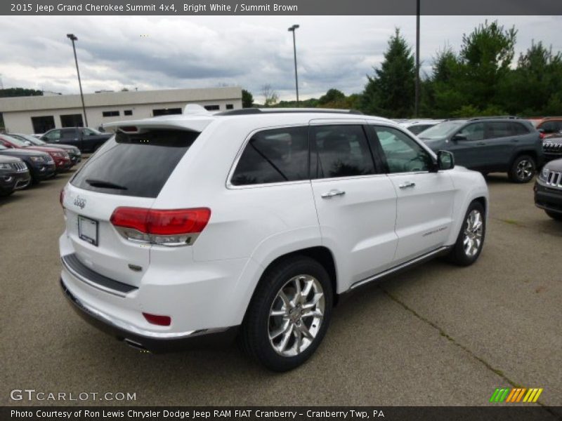 Bright White / Summit Brown 2015 Jeep Grand Cherokee Summit 4x4