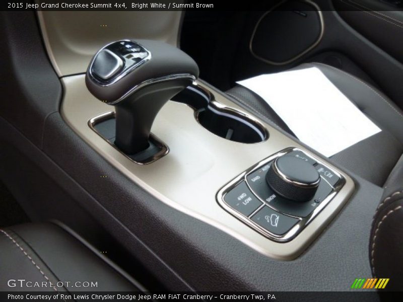 Bright White / Summit Brown 2015 Jeep Grand Cherokee Summit 4x4