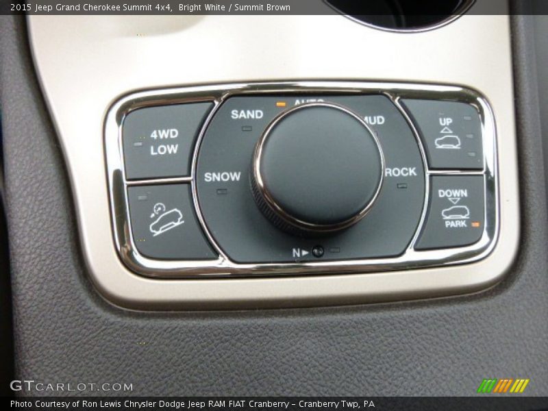 Bright White / Summit Brown 2015 Jeep Grand Cherokee Summit 4x4