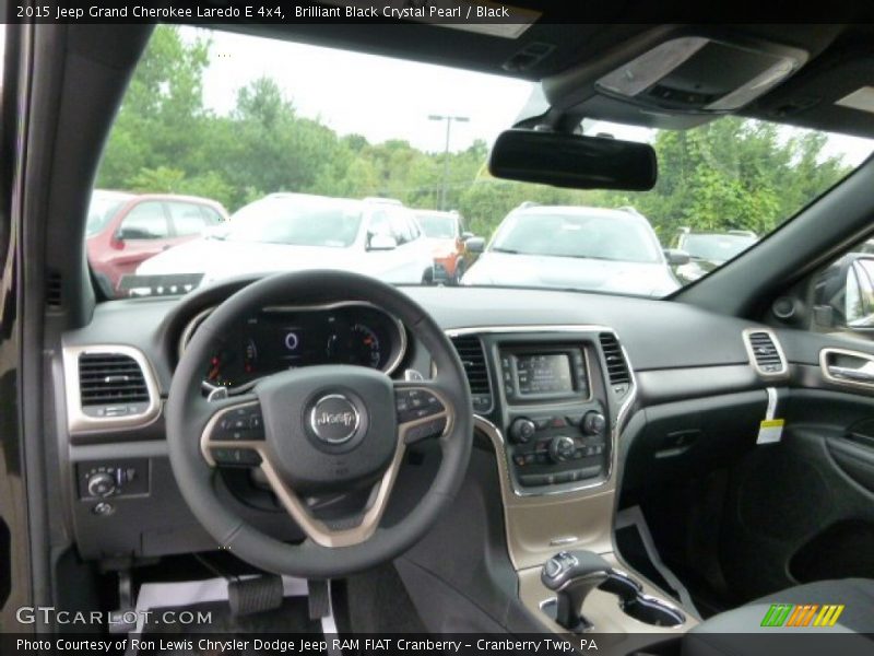 Brilliant Black Crystal Pearl / Black 2015 Jeep Grand Cherokee Laredo E 4x4