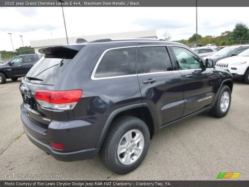 Maximum Steel Metallic / Black 2015 Jeep Grand Cherokee Laredo E 4x4