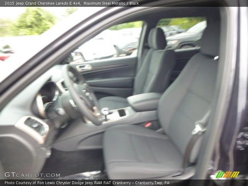 Maximum Steel Metallic / Black 2015 Jeep Grand Cherokee Laredo E 4x4