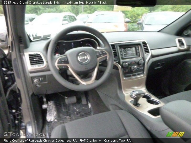 Maximum Steel Metallic / Black 2015 Jeep Grand Cherokee Laredo E 4x4