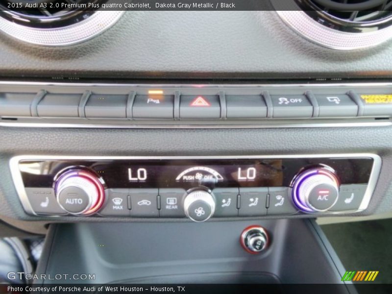 Dakota Gray Metallic / Black 2015 Audi A3 2.0 Premium Plus quattro Cabriolet
