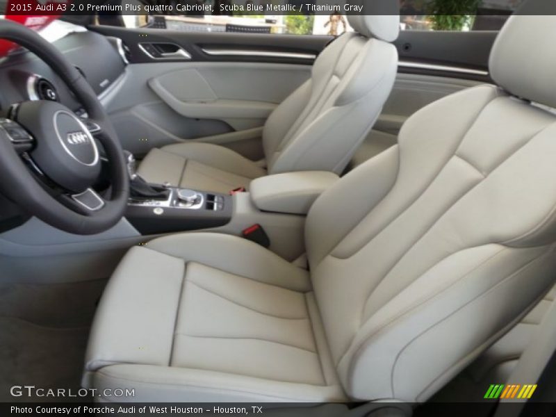 Front Seat of 2015 A3 2.0 Premium Plus quattro Cabriolet