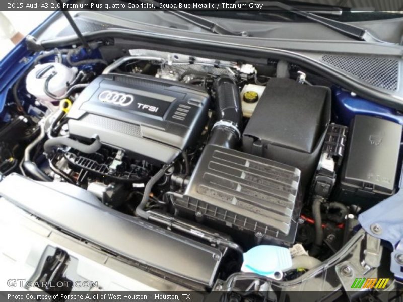  2015 A3 2.0 Premium Plus quattro Cabriolet Engine - 2.0 Liter Turbocharged/TFSI DOHC 16-Valve VVT 4 Cylinder