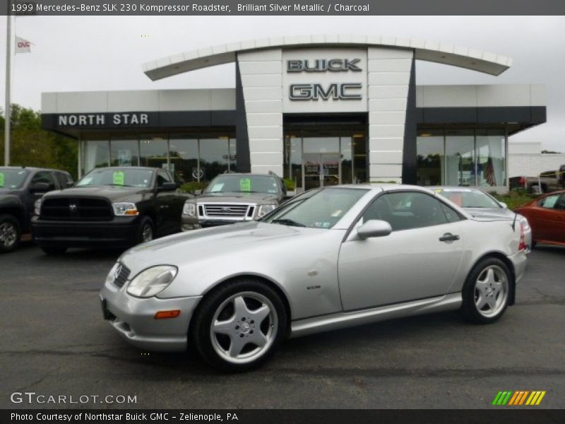 Brilliant Silver Metallic / Charcoal 1999 Mercedes-Benz SLK 230 Kompressor Roadster