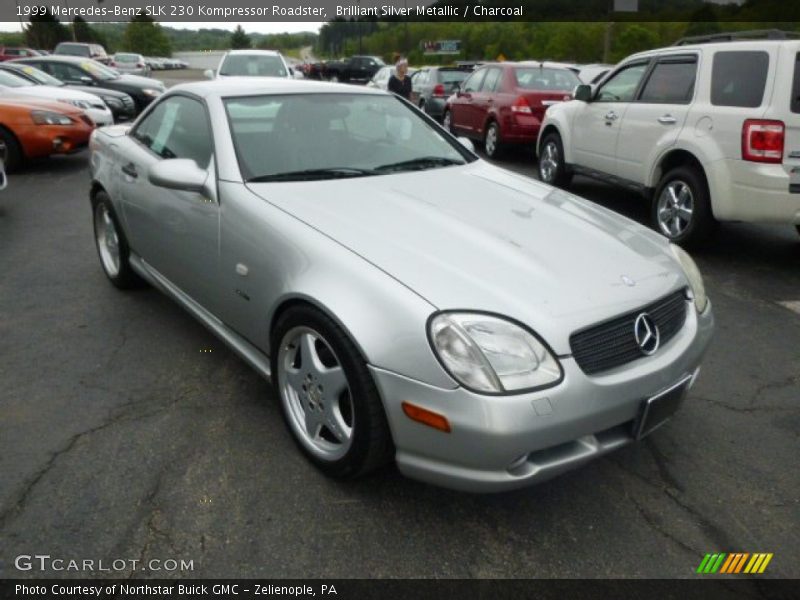 Brilliant Silver Metallic / Charcoal 1999 Mercedes-Benz SLK 230 Kompressor Roadster