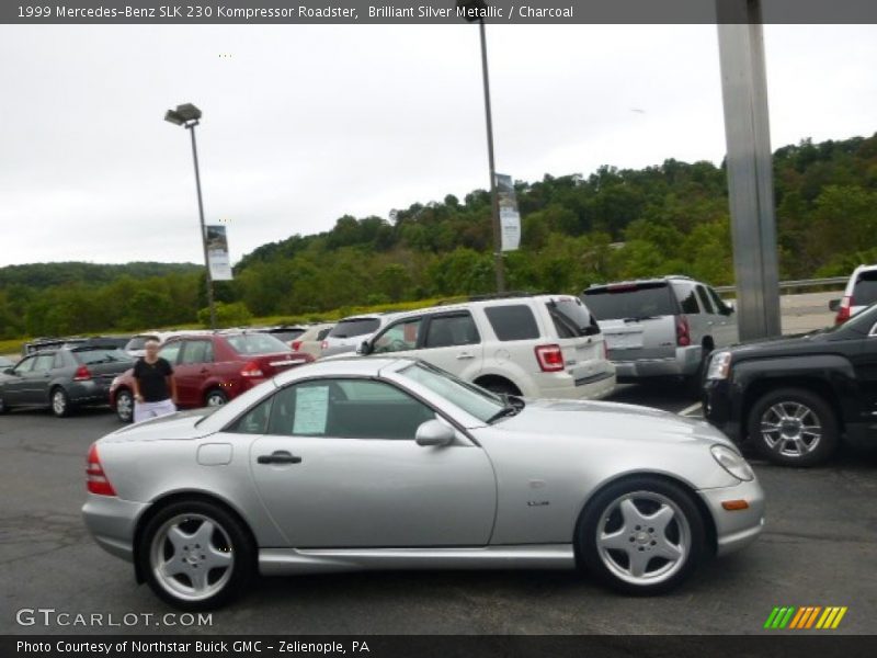 Brilliant Silver Metallic / Charcoal 1999 Mercedes-Benz SLK 230 Kompressor Roadster