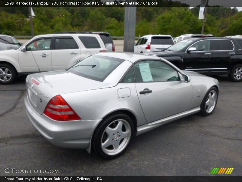 Brilliant Silver Metallic / Charcoal 1999 Mercedes-Benz SLK 230 Kompressor Roadster