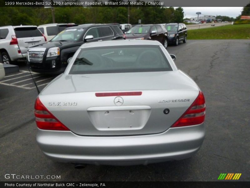 Brilliant Silver Metallic / Charcoal 1999 Mercedes-Benz SLK 230 Kompressor Roadster