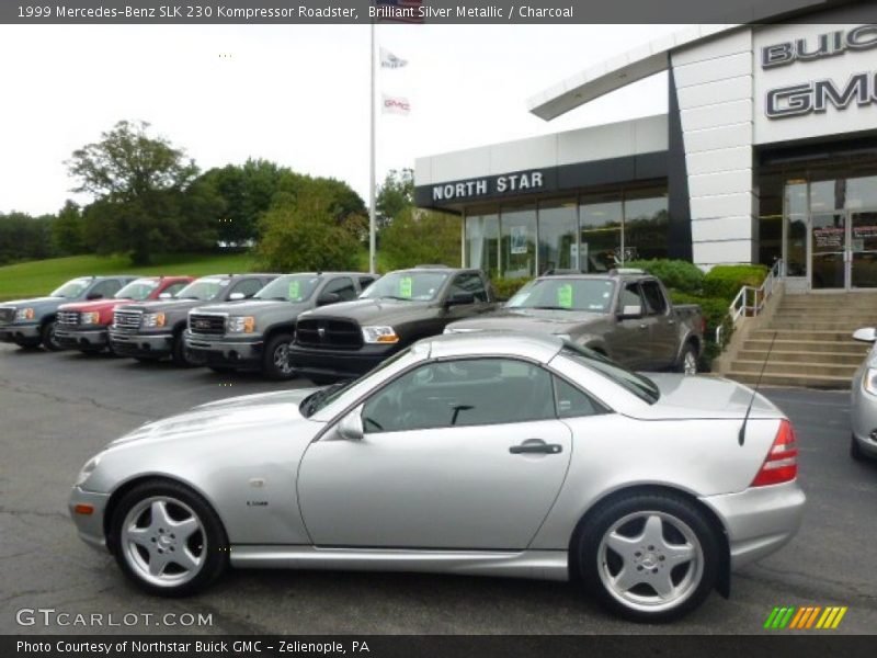 Brilliant Silver Metallic / Charcoal 1999 Mercedes-Benz SLK 230 Kompressor Roadster