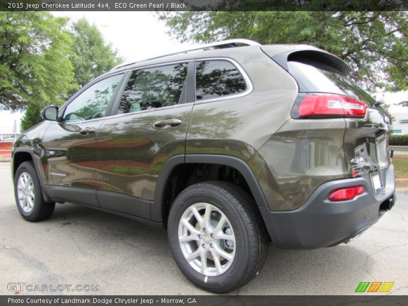 ECO Green Pearl / Black 2015 Jeep Cherokee Latitude 4x4