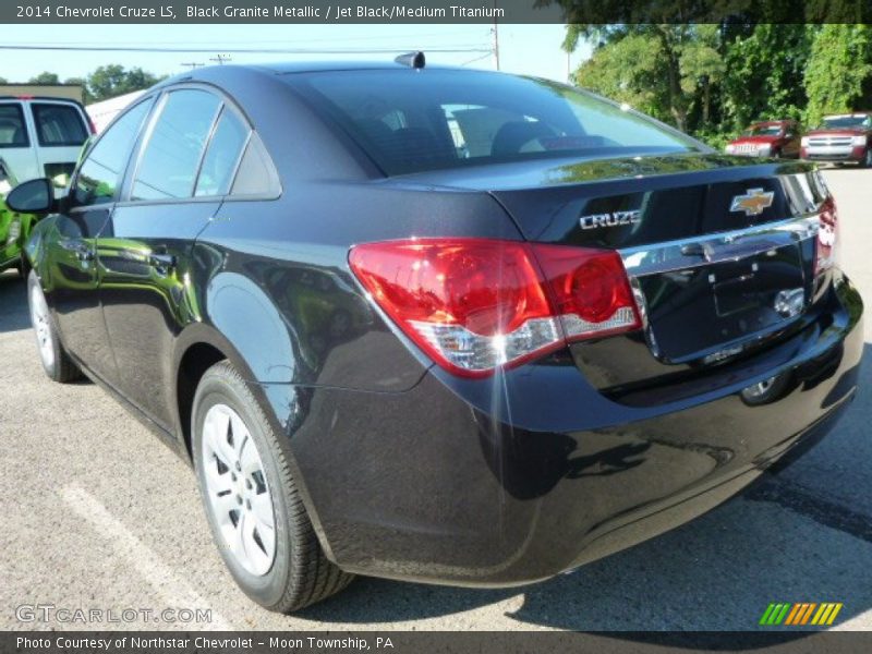 Black Granite Metallic / Jet Black/Medium Titanium 2014 Chevrolet Cruze LS