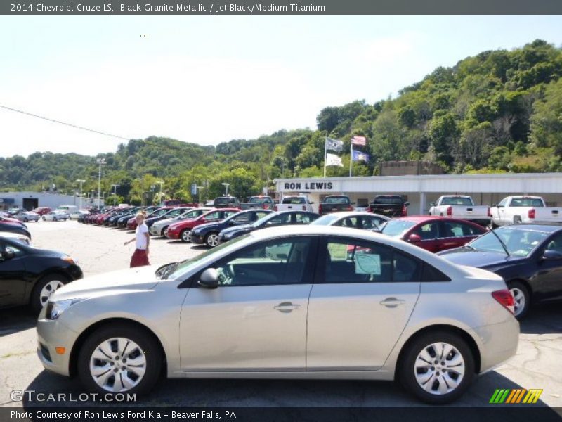Black Granite Metallic / Jet Black/Medium Titanium 2014 Chevrolet Cruze LS