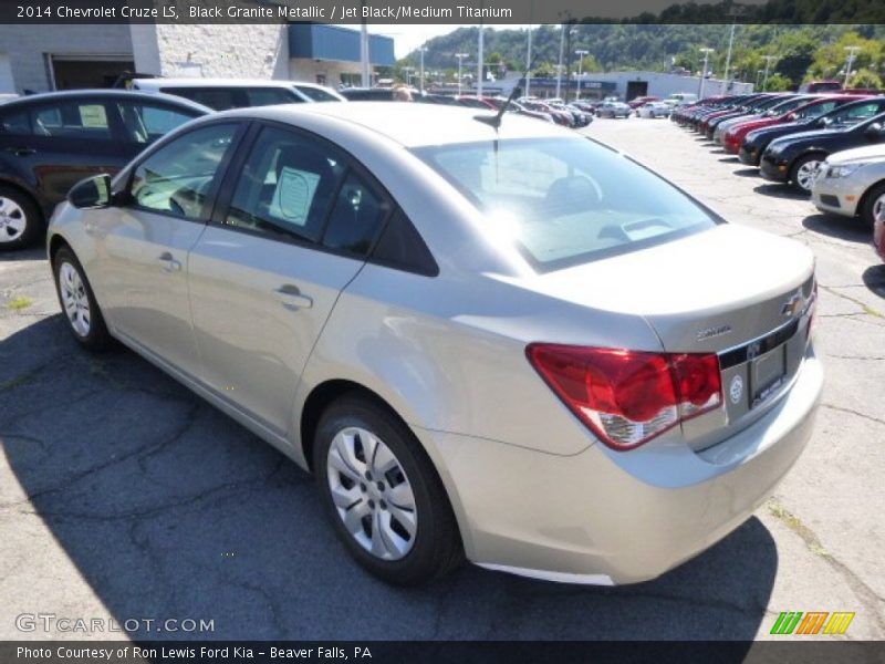 Black Granite Metallic / Jet Black/Medium Titanium 2014 Chevrolet Cruze LS