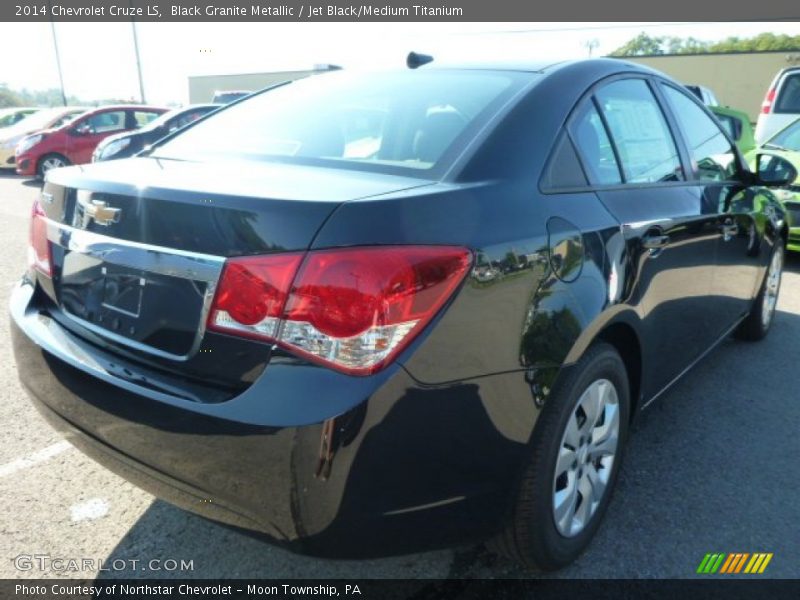Black Granite Metallic / Jet Black/Medium Titanium 2014 Chevrolet Cruze LS