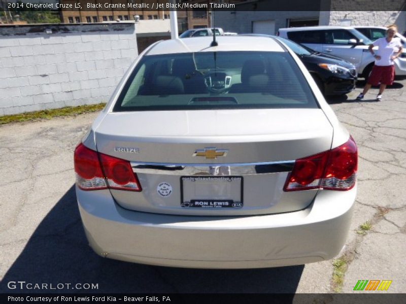 Black Granite Metallic / Jet Black/Medium Titanium 2014 Chevrolet Cruze LS