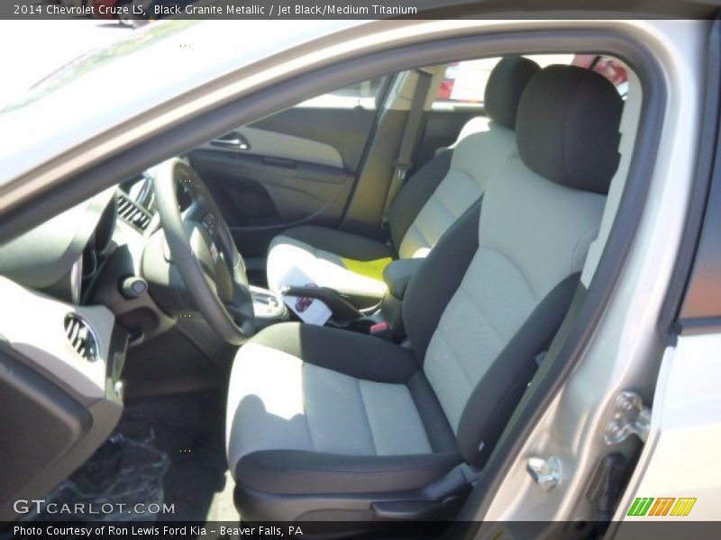 Black Granite Metallic / Jet Black/Medium Titanium 2014 Chevrolet Cruze LS