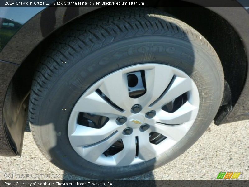 Black Granite Metallic / Jet Black/Medium Titanium 2014 Chevrolet Cruze LS