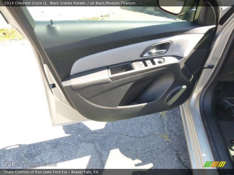 Black Granite Metallic / Jet Black/Medium Titanium 2014 Chevrolet Cruze LS