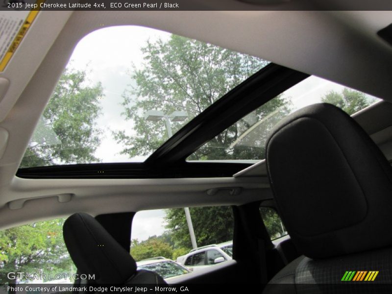 ECO Green Pearl / Black 2015 Jeep Cherokee Latitude 4x4