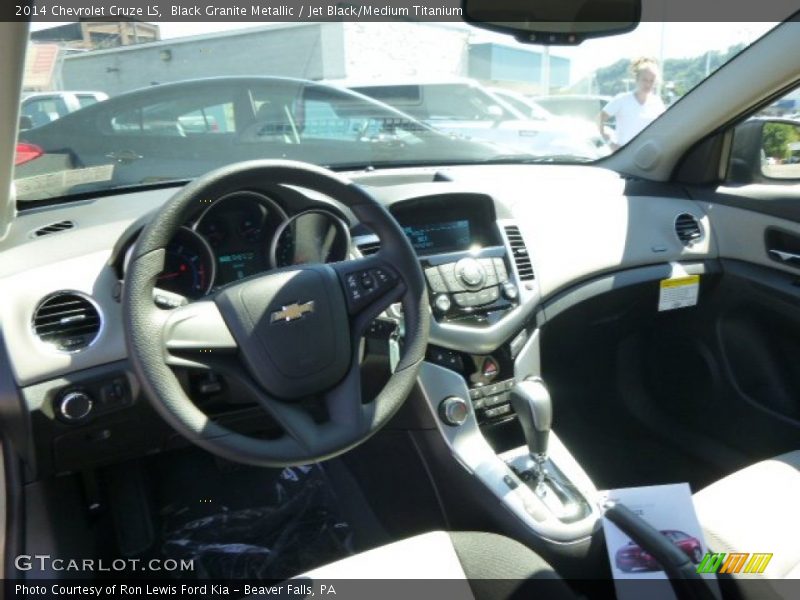 Black Granite Metallic / Jet Black/Medium Titanium 2014 Chevrolet Cruze LS