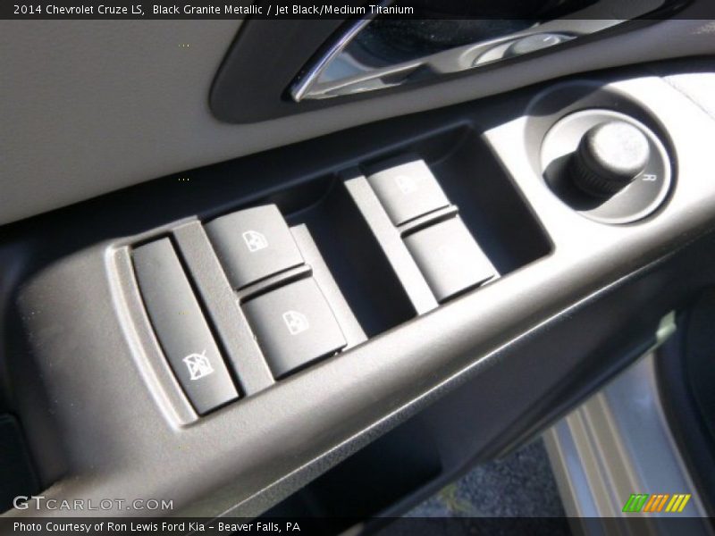Black Granite Metallic / Jet Black/Medium Titanium 2014 Chevrolet Cruze LS