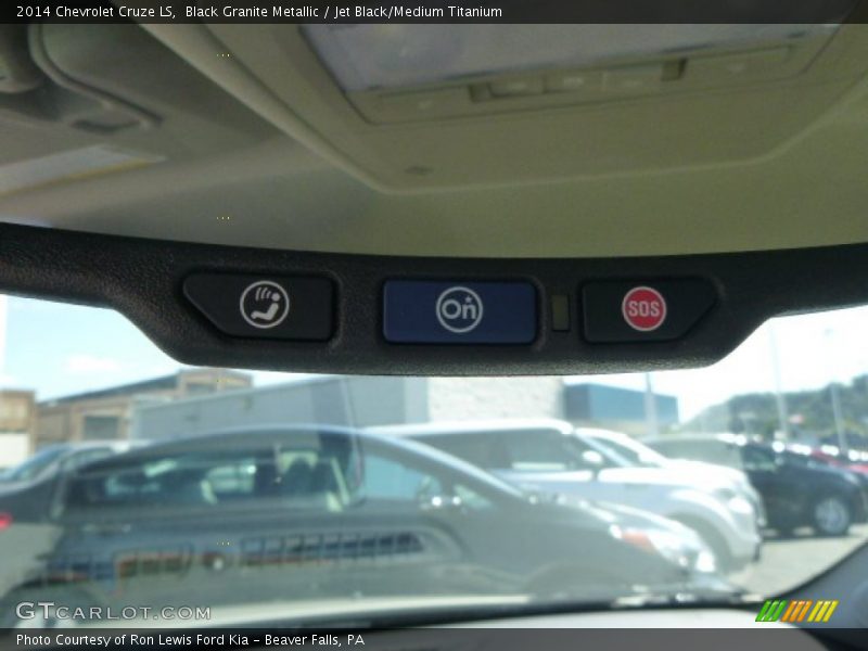 Black Granite Metallic / Jet Black/Medium Titanium 2014 Chevrolet Cruze LS