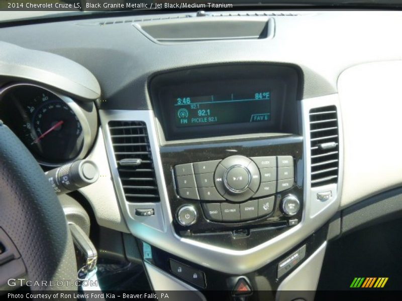 Black Granite Metallic / Jet Black/Medium Titanium 2014 Chevrolet Cruze LS