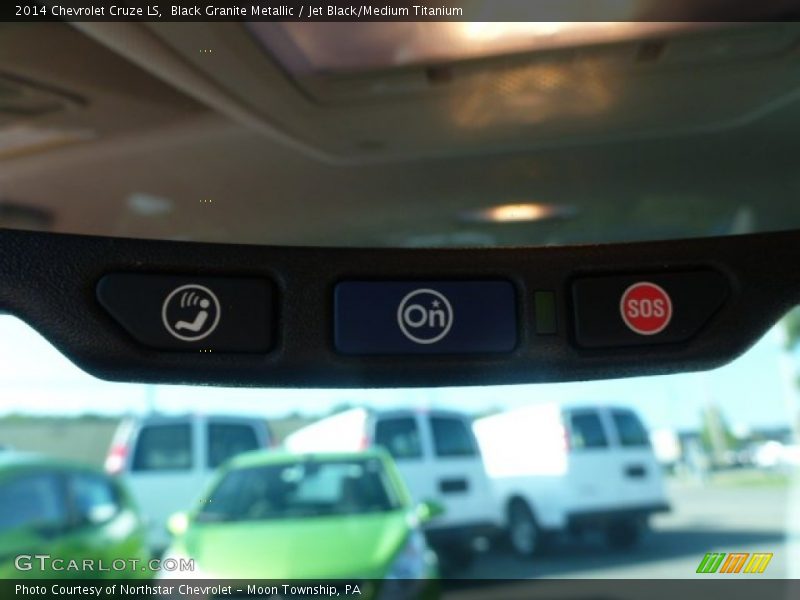 Black Granite Metallic / Jet Black/Medium Titanium 2014 Chevrolet Cruze LS