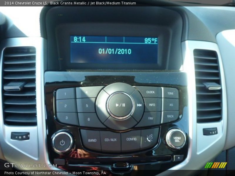 Black Granite Metallic / Jet Black/Medium Titanium 2014 Chevrolet Cruze LS