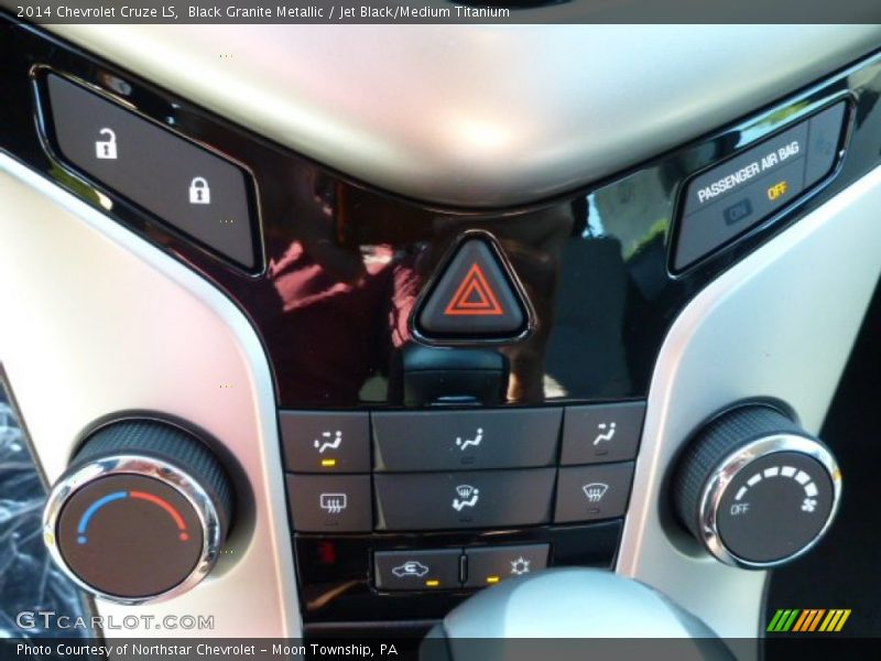Black Granite Metallic / Jet Black/Medium Titanium 2014 Chevrolet Cruze LS