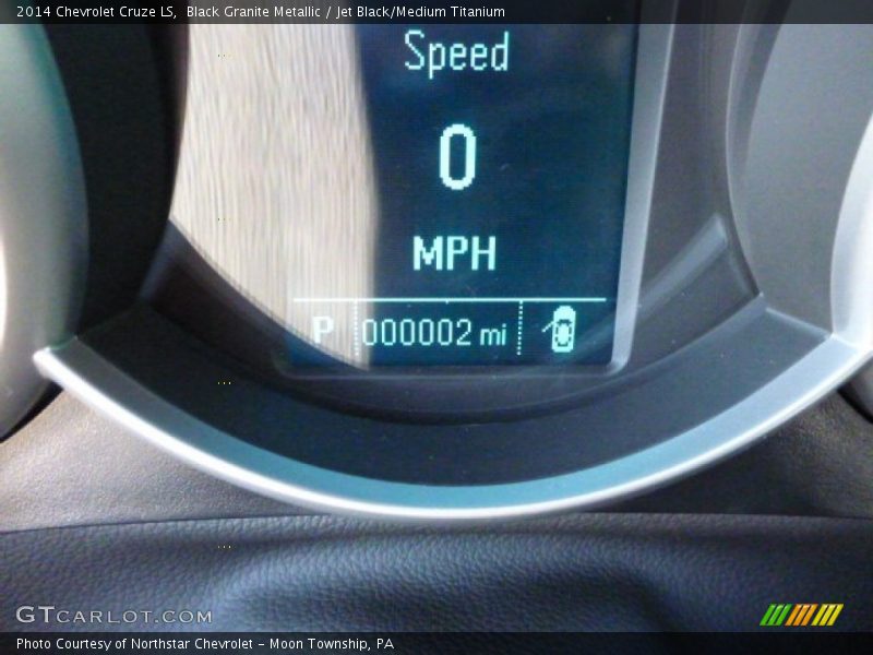 Black Granite Metallic / Jet Black/Medium Titanium 2014 Chevrolet Cruze LS