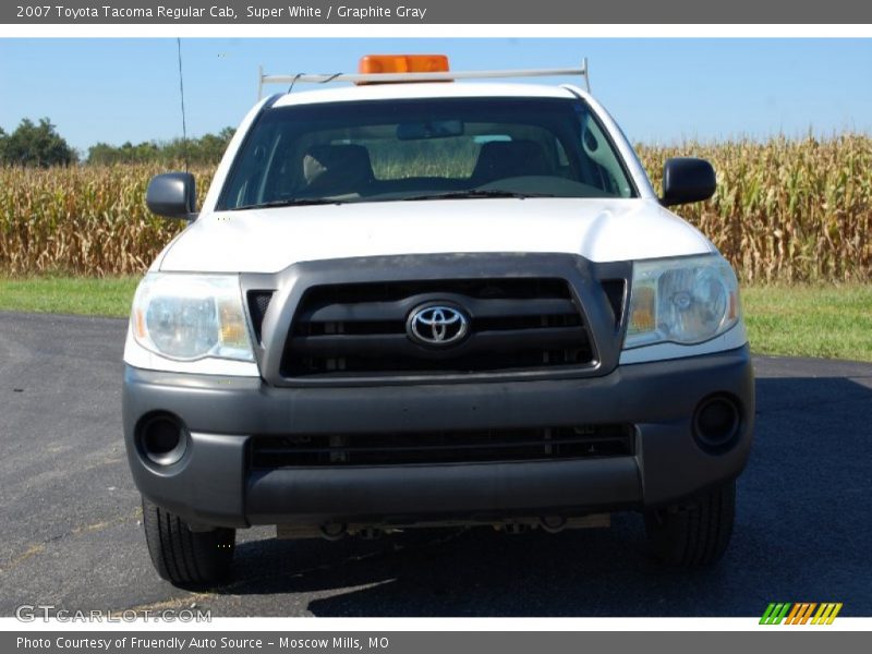 Super White / Graphite Gray 2007 Toyota Tacoma Regular Cab