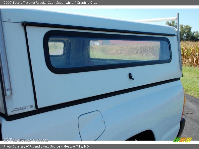 Super White / Graphite Gray 2007 Toyota Tacoma Regular Cab