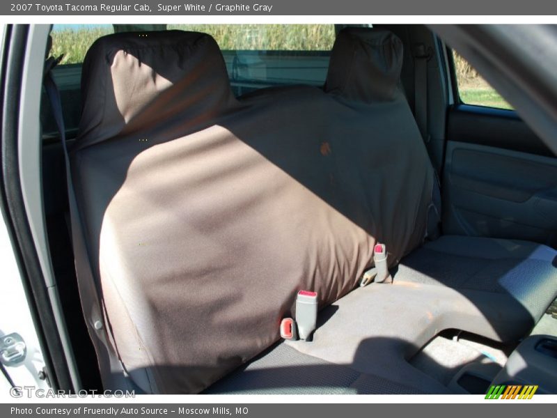 Super White / Graphite Gray 2007 Toyota Tacoma Regular Cab