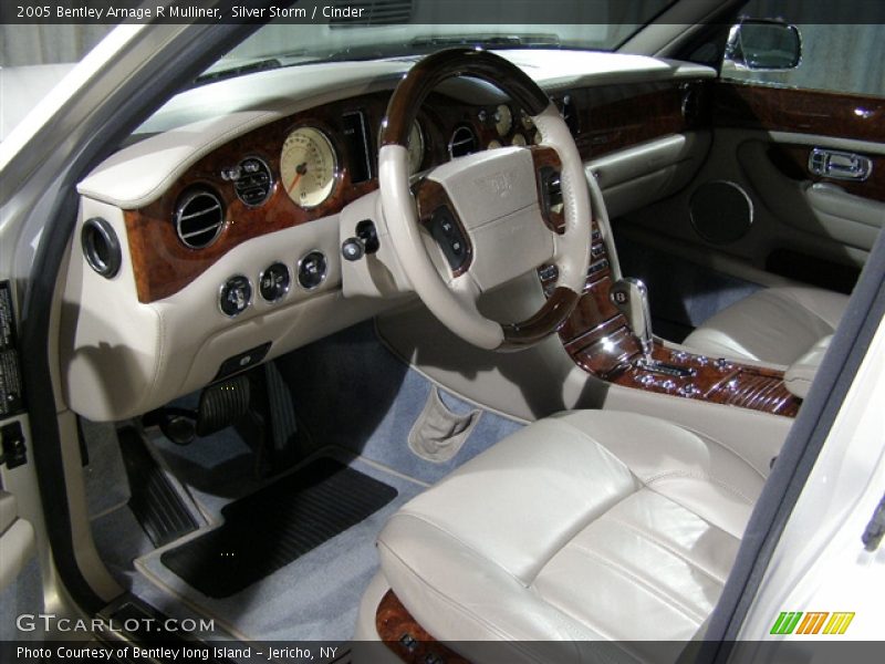 2005 Bentley Arnage R Mulliner, Silver Storm / Cinder/Burr Walnut, Interior - 2005 Bentley Arnage R Mulliner